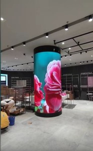 柔性圆柱屏